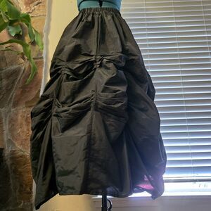 Burleska Alexandra Gothic Long Victorian Bustle Skirt S/M Steampunk